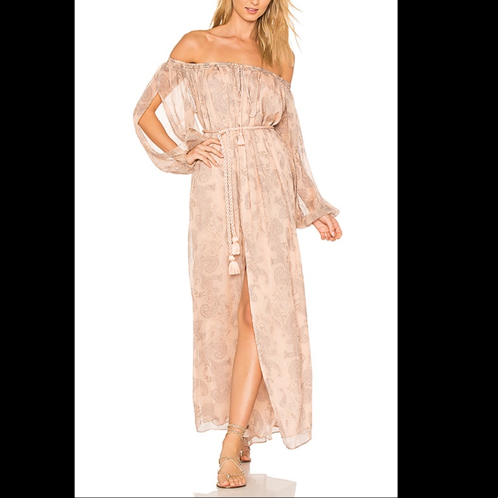 REVOLVE OFF-SHOULDER paisley DRESS